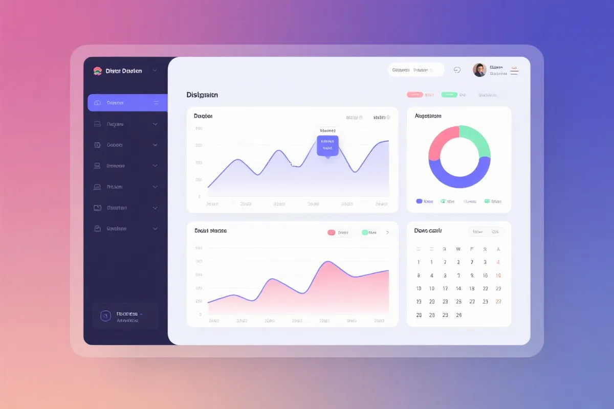 数据看板示意图